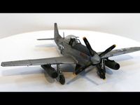 Mustang propellermaschine P-51K 1 zu 48