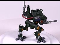 Warhammer Imperiale Armee Sentinel mit Trommelkanone und Funkanlage