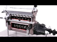 Pocher Motor Bugatti 50 T 200 PS 8 Zylinder 4972 ccm 1 zu 8 