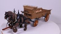 AMT Budweiser Clydesdale 8-Horse Hitch - And Wagon 1 zu 20 umgebaut zu 2er Transportgespann